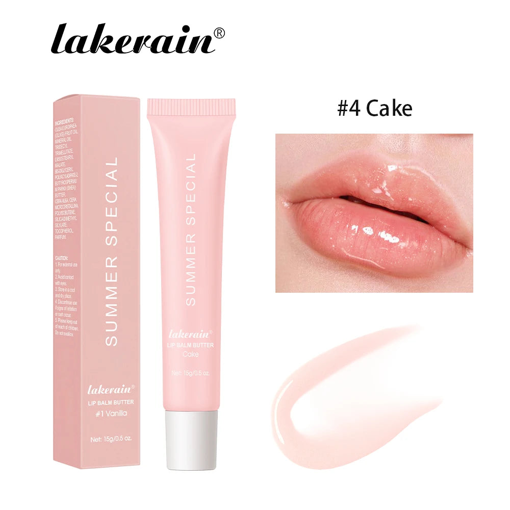 Bálsamo labial hidratante Lakerain Butter: cuidado labial hidratante, nutritivo y calmante.