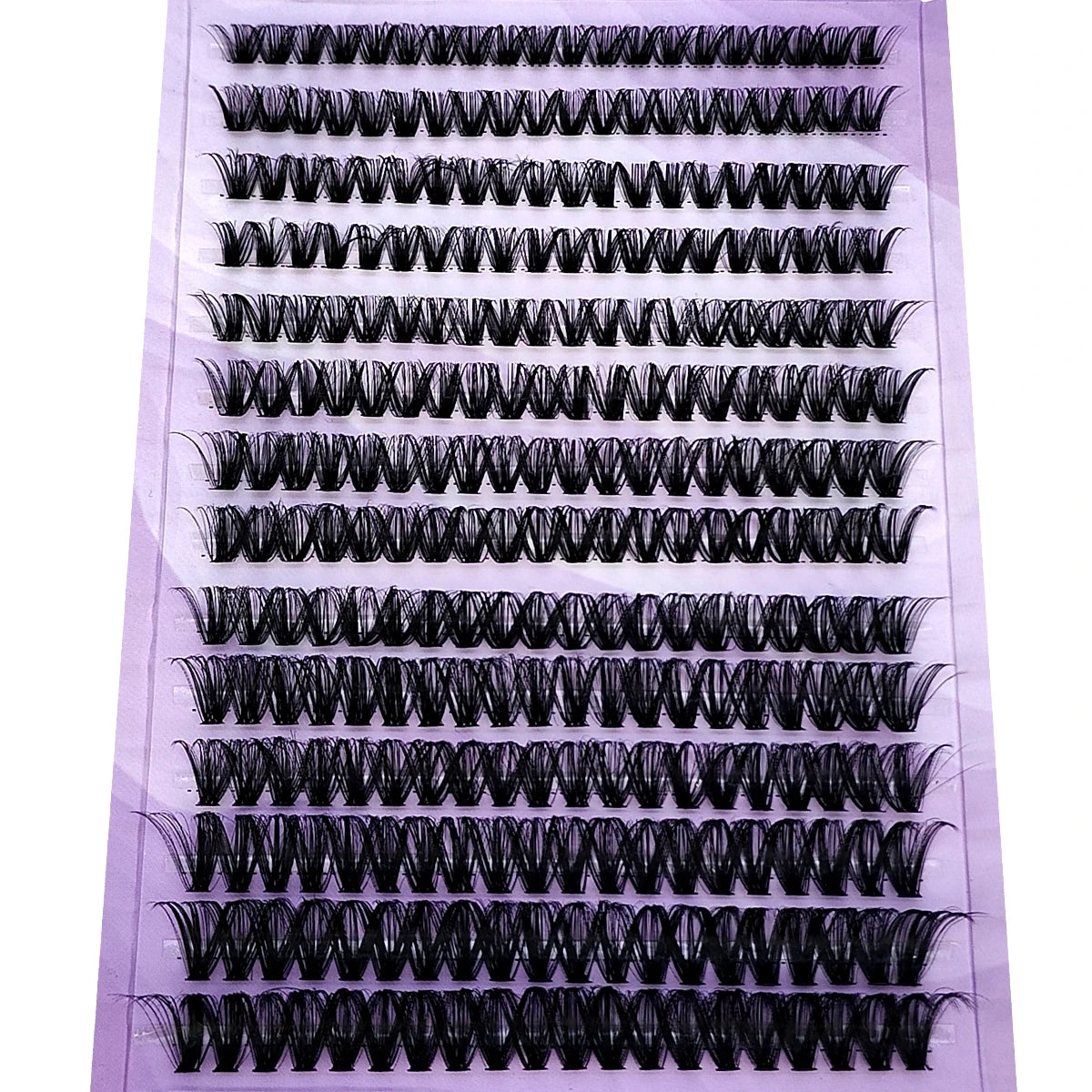 HBZGTLAD 280 paquetes de extensiones de pestañas de visón 3D 60D/80D: pestañas ultrafinas en racimo para hacer tú mismo