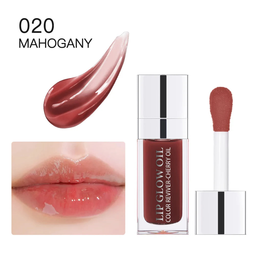 Bálsamo labial hidratante ibcccndc con aceite y brillo labial – Bálsamo labial hidratante y voluminizador con semillas de cereza