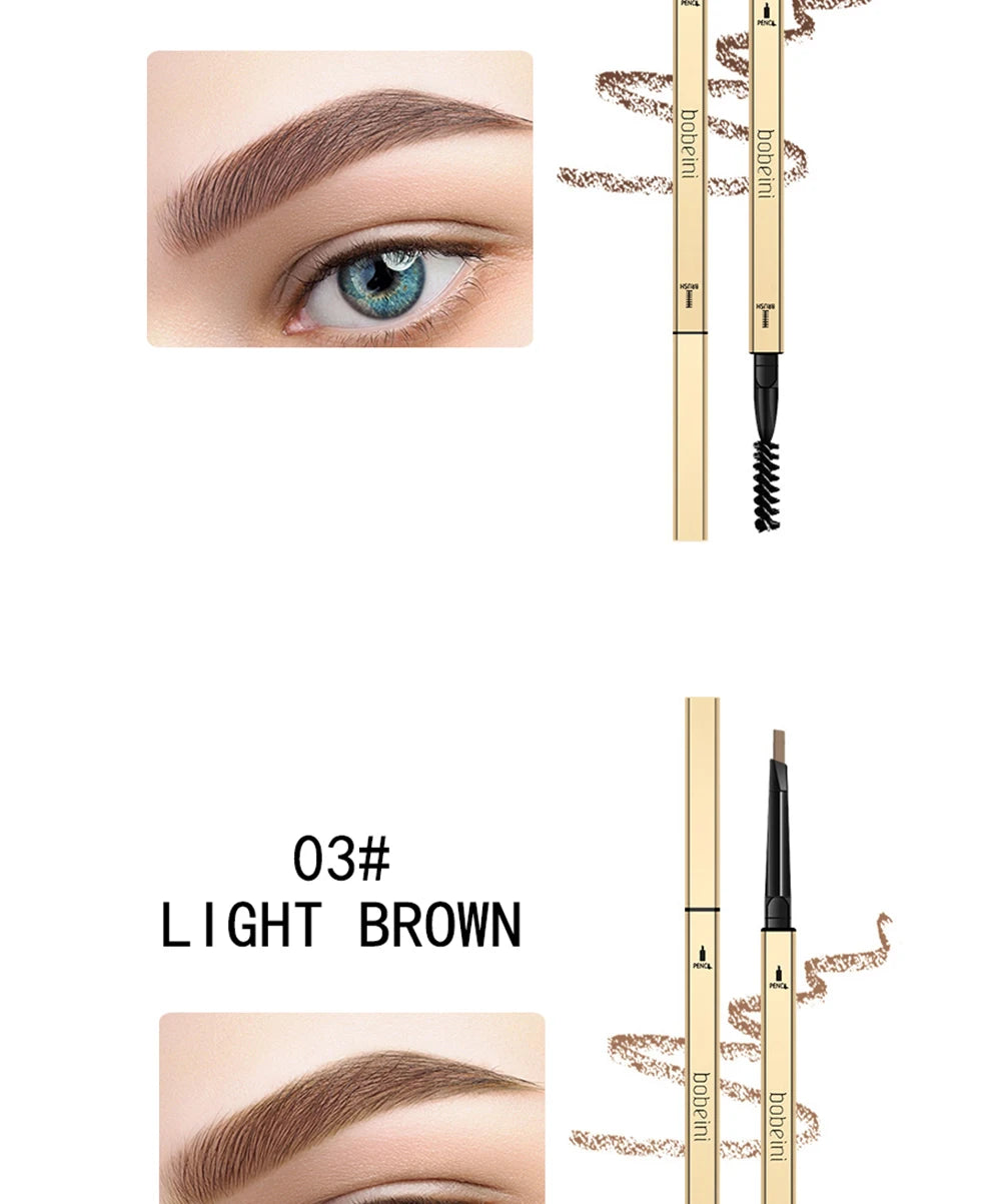 LuxuryGlow Double-Ended Eyebrow Pencil – Waterproof, Long-Lasting & Natural Finish