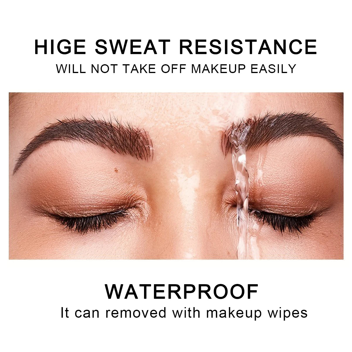 جل تصفيف الحواجب الشفاف المقاوم للماء من لاكشري جلو - يدوم طويلًا ويمنح ثباتًا طبيعيًا