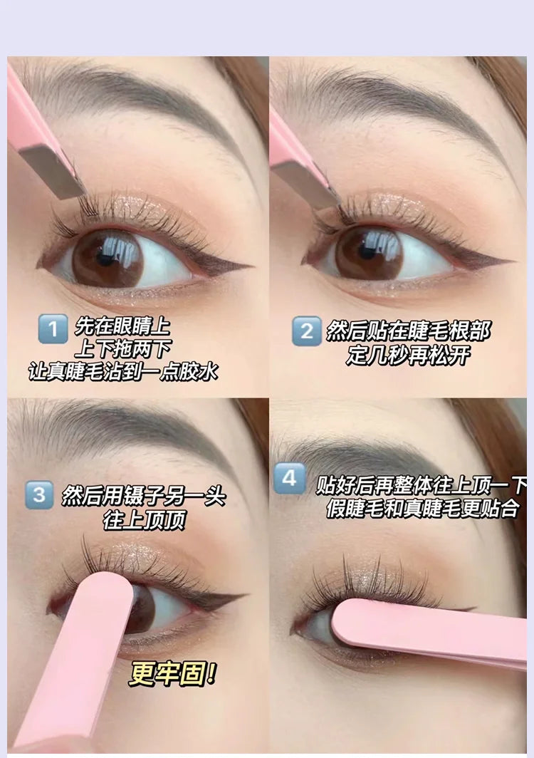 LuxuryGlow XMX Individual Eyelash Extensions – Professional Cluster Lashes for Grafting