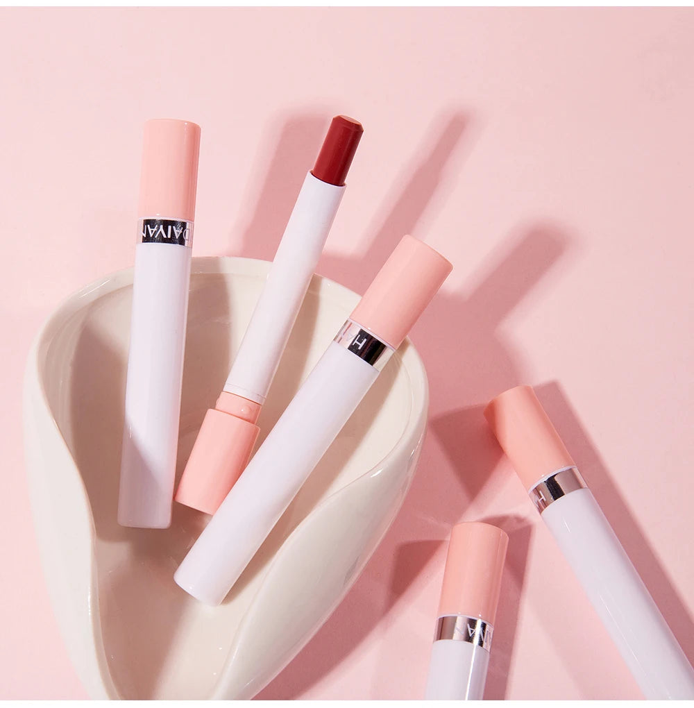 Set de labiales mate Handaiyan | 4 mini labiales de terciopelo que no se decoloran