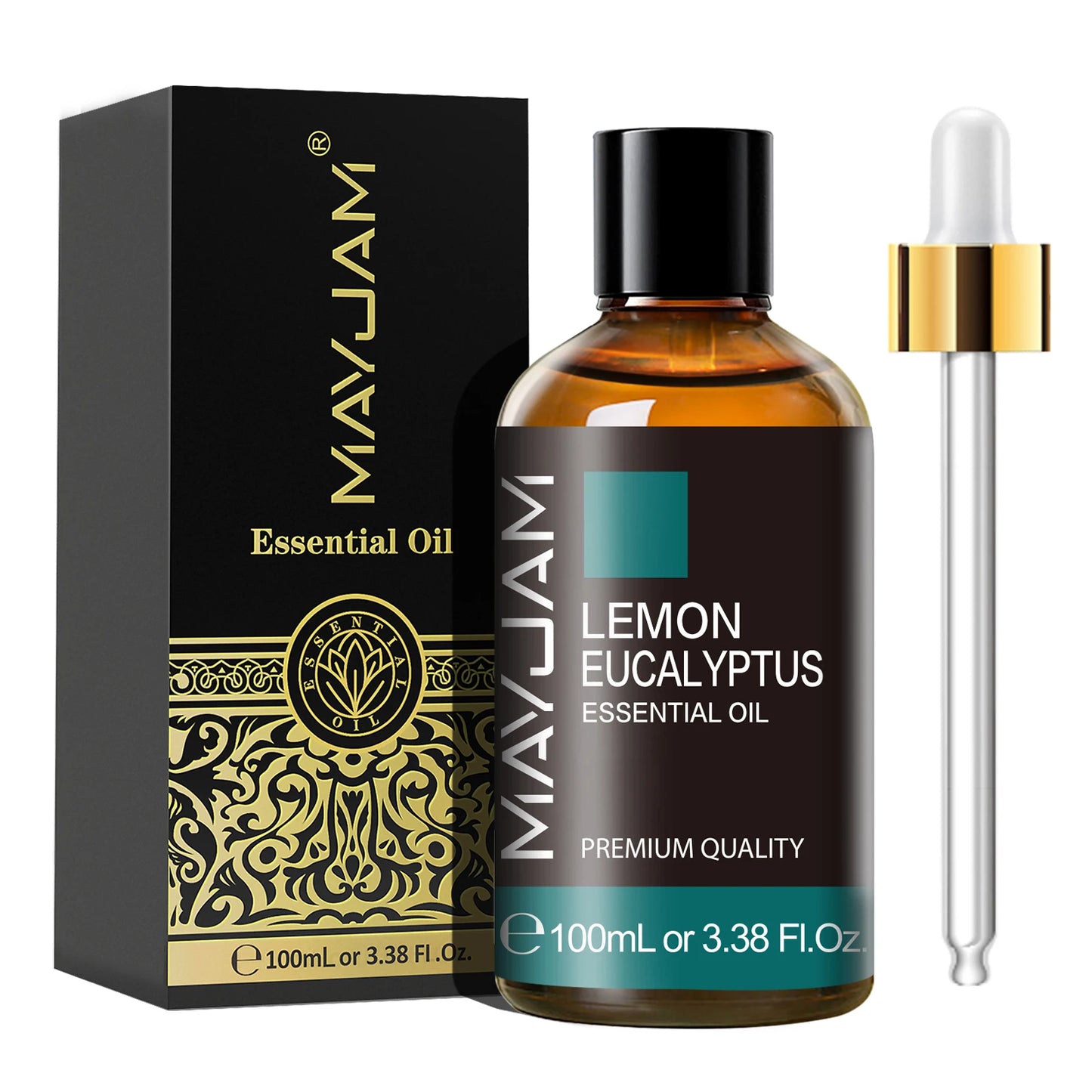 Aceite esencial puro MAYJAM 100 ml: aceite de aromaterapia con gotero para humidificadores, velas y difusores