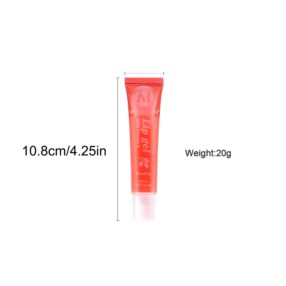 Glory Carrot 6-Piece Fruity Lip Gloss Set – Hydrating & Glossy Lip Gel for Moisturized, Shiny Lips