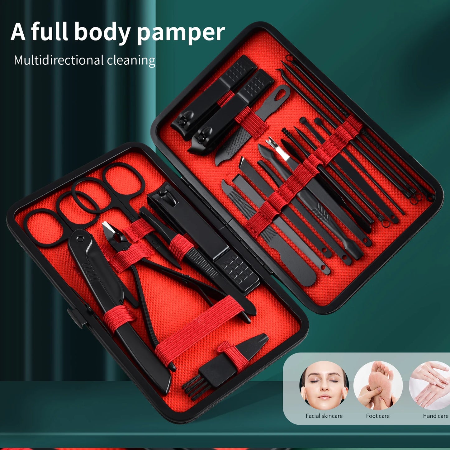 ouriner 7–24pcs Professional Nail Clippers Kit – Precision Grooming for Men & Women