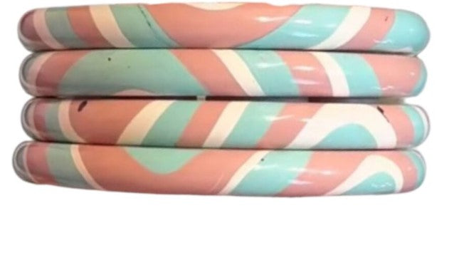 LuxuryGlow Lac Bangles Juli Collection Handmade Lac Bangles – Pack of 4 | Aaroz & Company