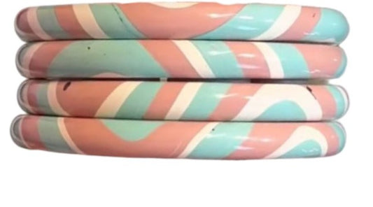 LuxuryGlow Lac Bangles Juli Collection Handmade Lac Bangles – Pack of 4 | Aaroz & Company