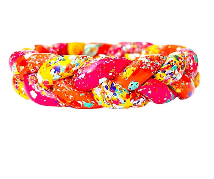 LuxuryGlow Lac Bangles  Phooljadi Handmade  – Multicolor Sawdust Detailing |