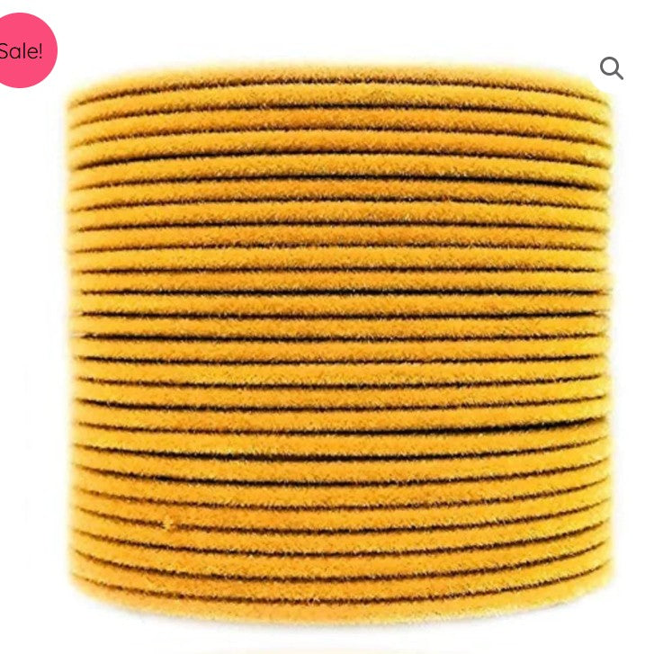 LuxuryGlow Velvet Bangles  Ethnic Metal  – Set of 24 Handmade in Jaipur |