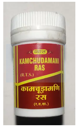 Vyas Kamchudamani Ras 5g – Ayurvedic Energizer & Vitality Booster Tablets