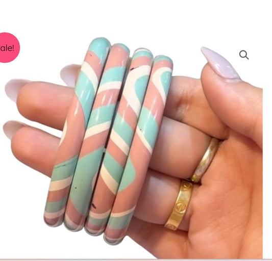 LuxuryGlow Lac Bangles Juli Collection Handmade Lac Bangles – Pack of 4 | Aaroz & Company