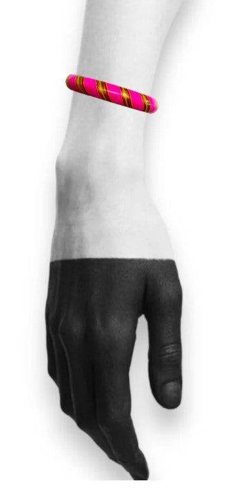 LuxuryGlow Lac Bangles Handmade Multicolor  Combo – Leheriya Design |