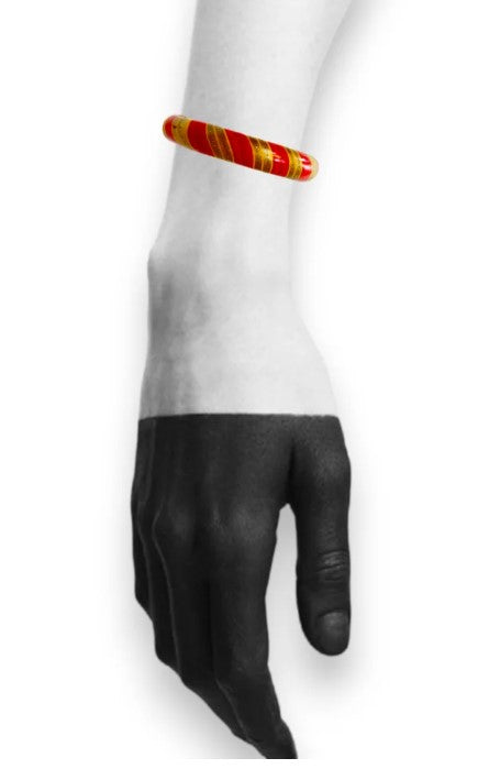 LuxuryGlow Lac Bangles Handmade Multicolor  Combo – Leheriya Design |