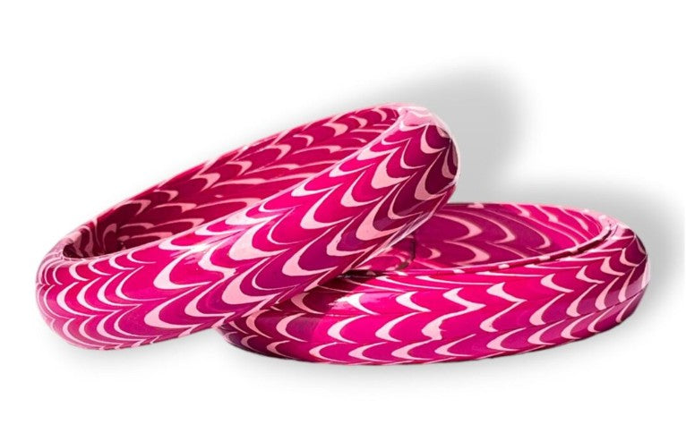 LuxuryGlow Lac Bangles Sui Kada Collection – . Handmade Needle Lac Bangles (3 Pair, Trendy & Traditional)