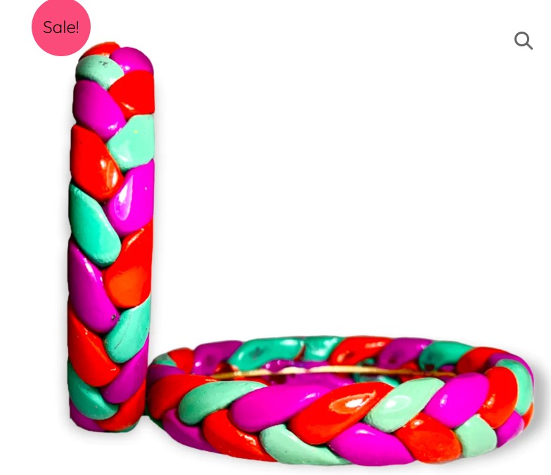 LuxuryGlow Lac Bangles Ponytail Style Kada – Handmade Jaipur Lac Jewelry |