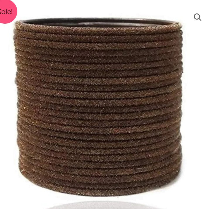 LuxuryGlow Velvet Bangles  Ethnic Metal  – Set of 24 Handmade in Jaipur |