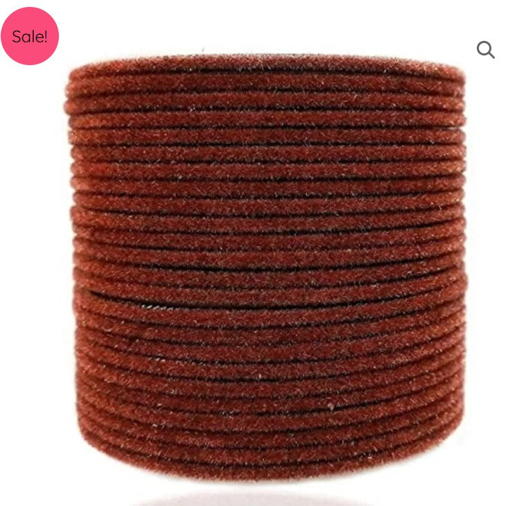 LuxuryGlow Velvet Bangles  Ethnic Metal  – Set of 24 Handmade in Jaipur |