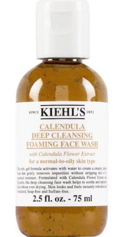 Calendula Deep Cleansing Foaming Face Wash – Hydrating & Brightening Cleanser for Normal to Oily Skin