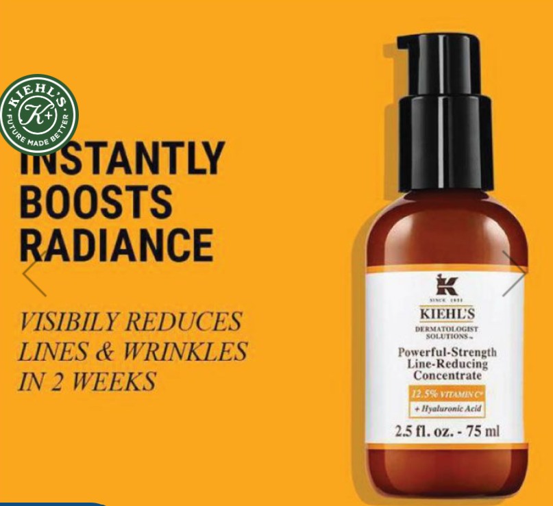 Powerful Strength Line Reducing Concentrate – Vitamin C Anti-Aging Serum with Hyaluronic Acid for Radiant, Smooth Skin