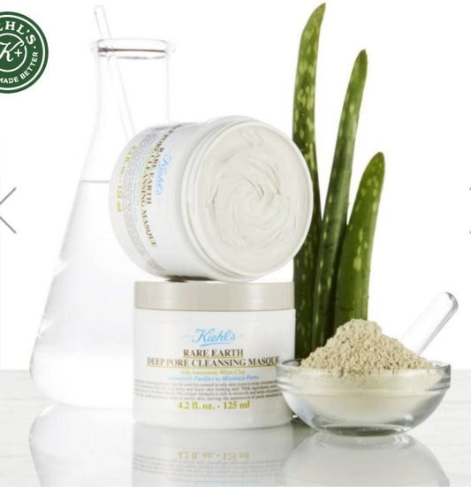 Rare Earth Deep Pore Cleansing Mask – Amazonian White Clay Detox Mask for Oil Control & Pore Minimizing