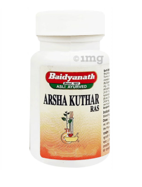 Baidyanath Arsha Kuthar Ras – 122mg Tablets | Ayurvedic Remedy for Piles & Digestive Support