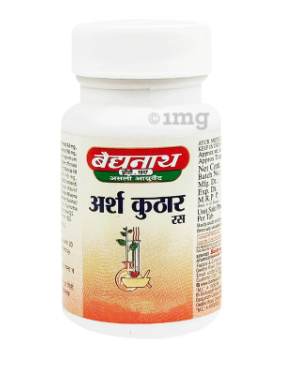 Baidyanath Arsha Kuthar Ras – 122mg Tablets | Ayurvedic Remedy for Piles & Digestive Support