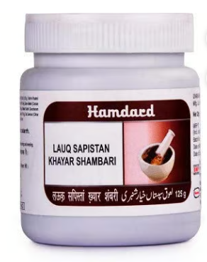Hamdard Lauq Sapistan Khayar Shambari – 125g × Pack of 2 | Ayurvedic Herbal Remedy for Cough & Throat Health