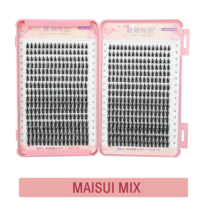 Miz Barn 32 Rows Eyelash Extensions – DIY & Professional, Soft Synthetic Lashes