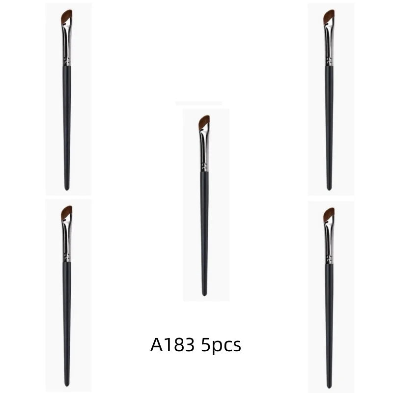 LuxuryGlow Ultra-Thin Angled Eyeliner & Eyebrow Brush | Precision Makeup Tool