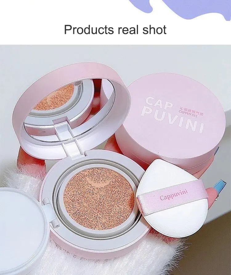 Cappuvini Liquid Air Cushion Concealer – Long-Lasting Brightening Foundation