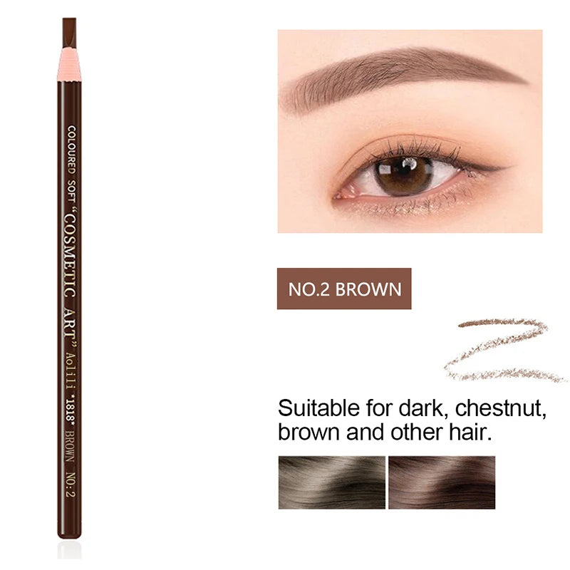 Lápiz de cejas LuxuryGlow Tear-Off Pull Line: no necesita afilarse, resistente al agua y a las manchas para unas cejas naturales y duraderas.