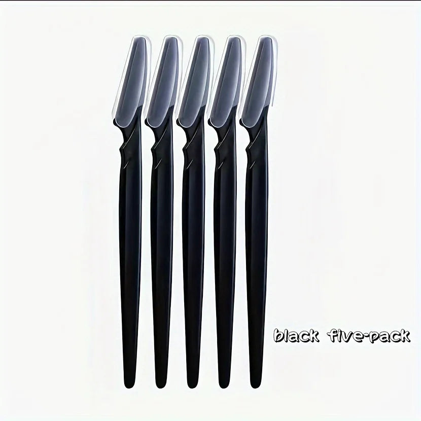 WRDEW 3/5/6 Pcs Eyebrow Razor Set | Stainless Steel Facial Hair Trimmer Kit