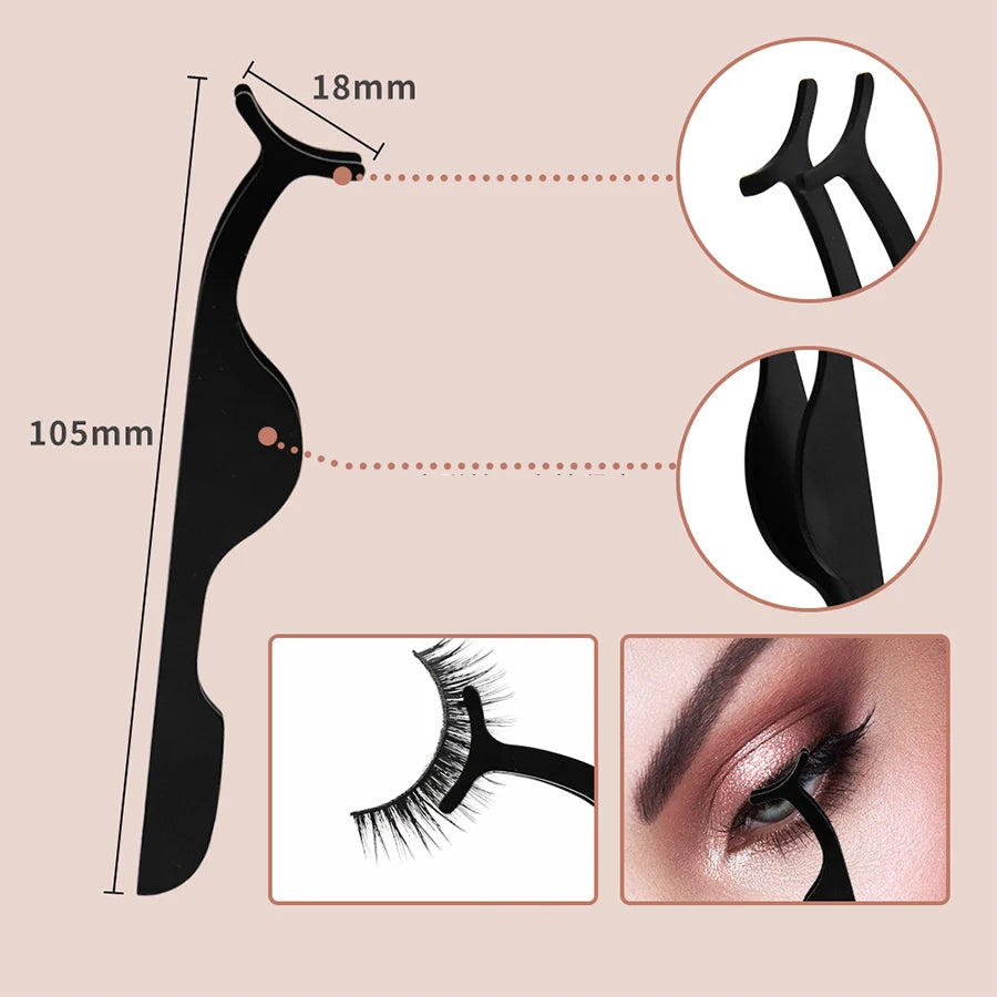 Ouriner Dual-Color Eyelash Curler & Trimming Kit – 5pcs Stainless Steel Set