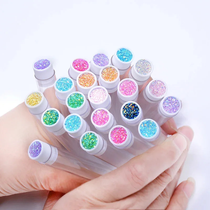 ZXZZS 20PCS Reusable Eyelash Brush Set with Dust-Proof Tubes – Replaceable Mascara Wands for Lash & Brow Makeup