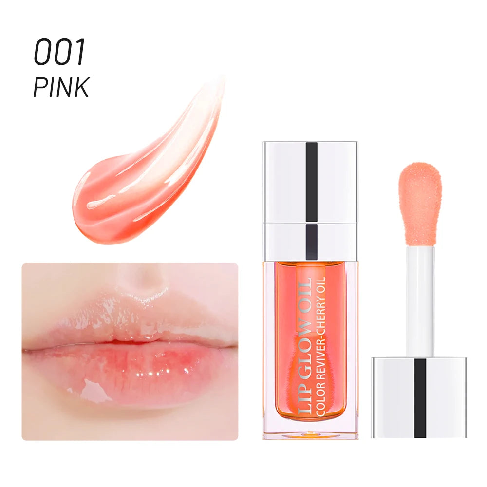 Bálsamo labial hidratante ibcccndc con aceite y brillo labial – Bálsamo labial hidratante y voluminizador con semillas de cereza