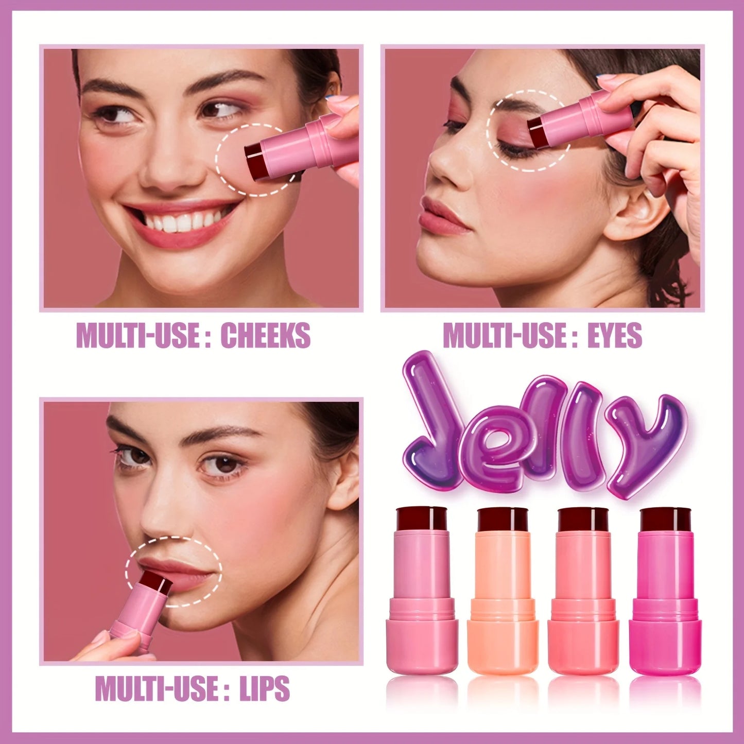 MLSMILE Jelly Blush &amp; Lip Tint Stick: ligero, duradero y con un brillo natural