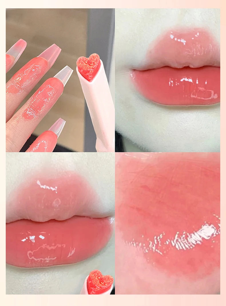 Lápiz labial Gege Bear Honey: labial hidratante en gelatina con acabado brillante.