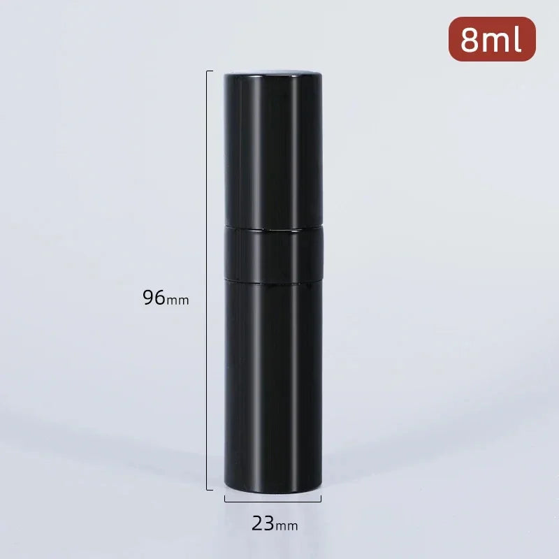 LuxuryGlow Portable Bottom Fill Perfume Spray Bottle 5ml/8ml | Refillable Travel Atomizer