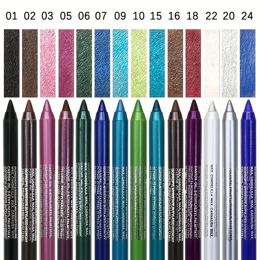 LuxuryGlow Silkworm Pearlescent Eyeshadow & Eyeliner Gel Pen – Waterproof, High Gloss