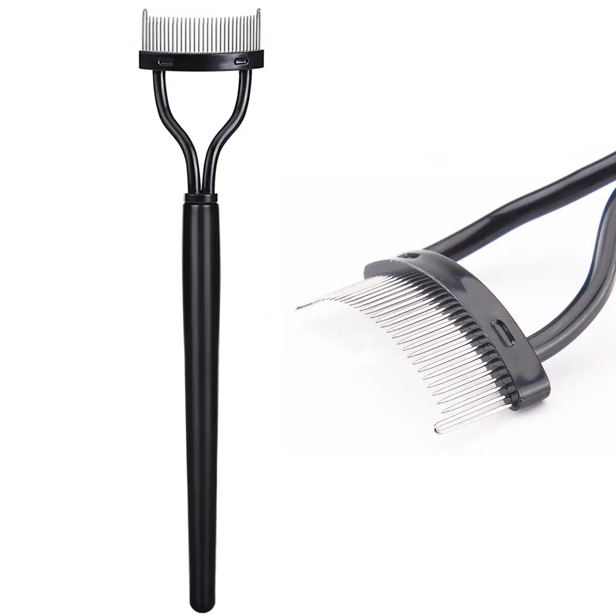 LuxuryGlow Eyelash Comb Separator with Cover | Lash Definer & Mascara Applicator Tool