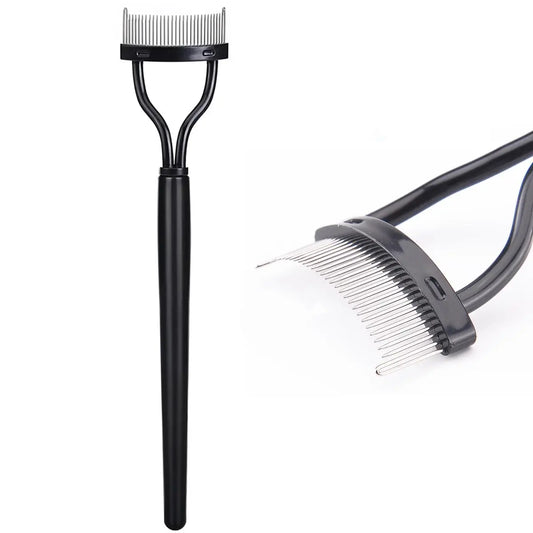 LuxuryGlow Eyelash Comb Separator with Cover | Lash Definer & Mascara Applicator Tool