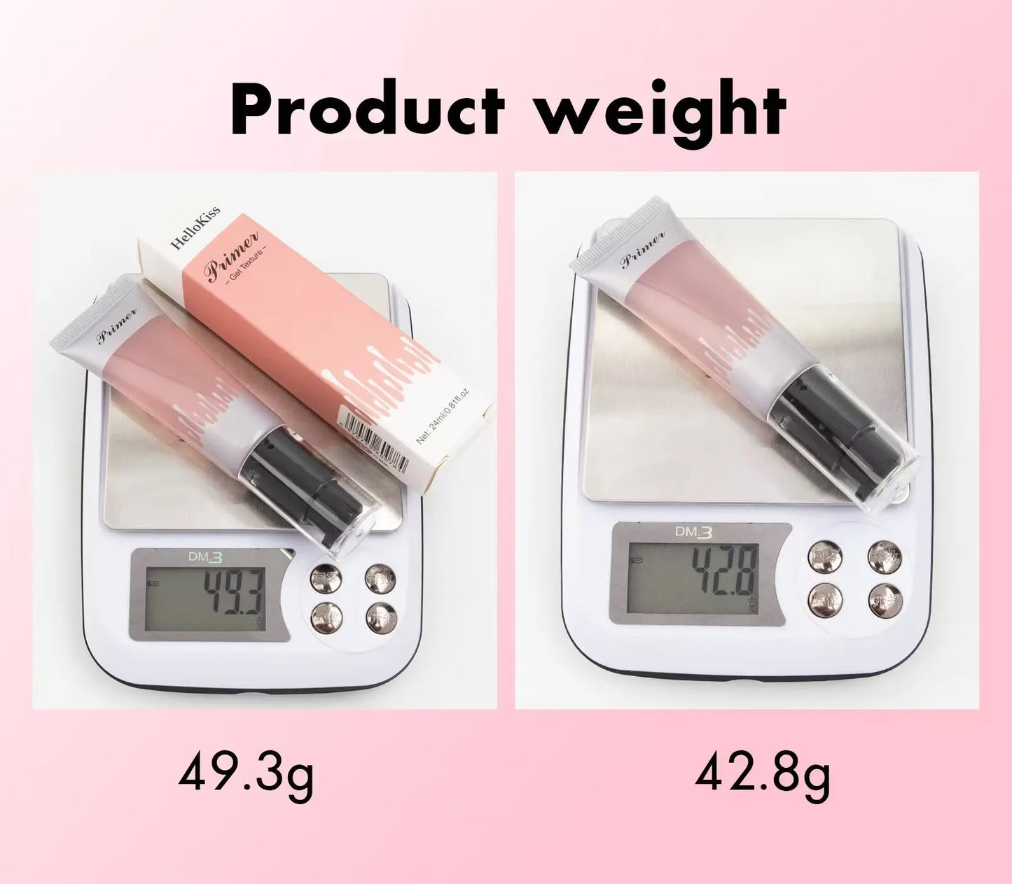 Prebase hidratante facial LUXURYTO Power Grip de 24 ml: minimiza los poros, suaviza y es una base de maquillaje de larga duración.