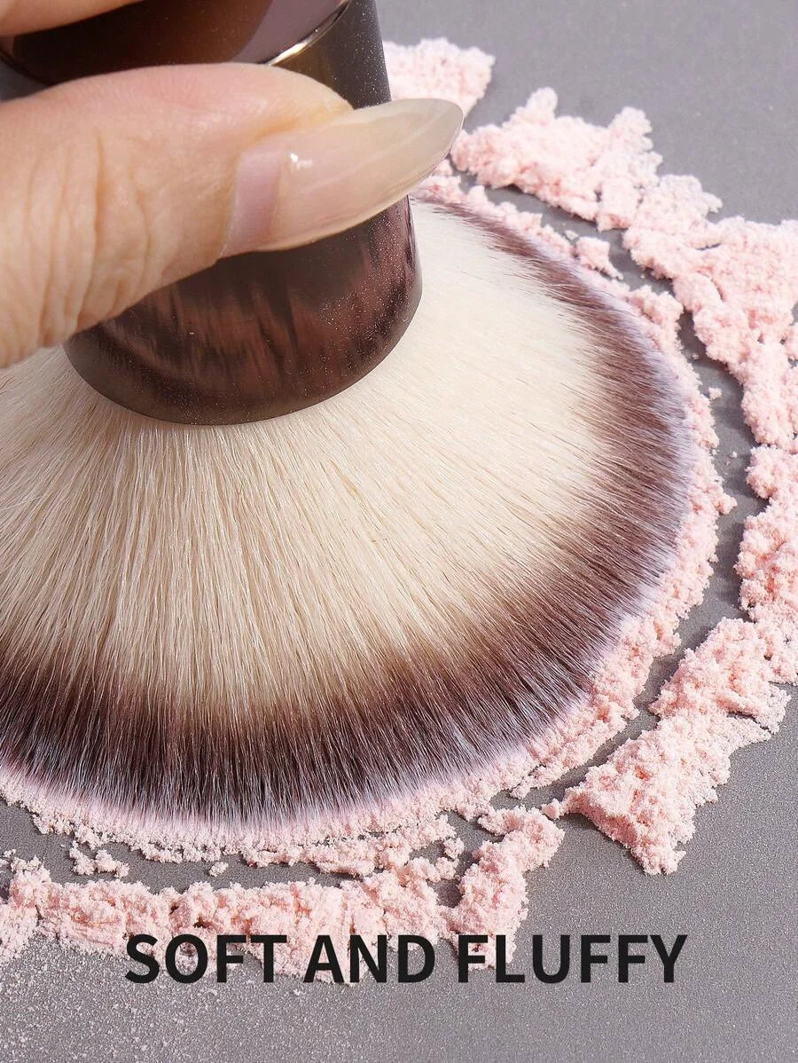 مجموعة فرش مكياج احترافية من لوكس بلند، ٢٠ قطعة، مع حقيبة مخملية | مجموعة كاملة للوجه