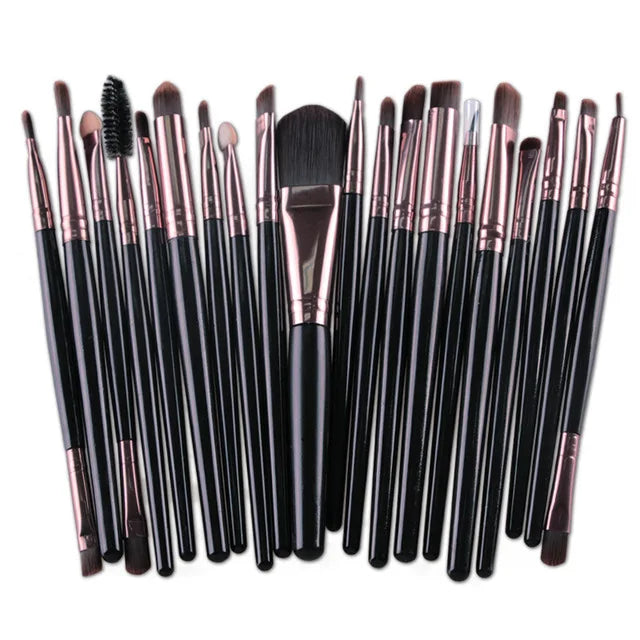 BeeChip 20 PCS Professional Makeup Brush Set – Soft Synthetic Brushes for Face & Eyes