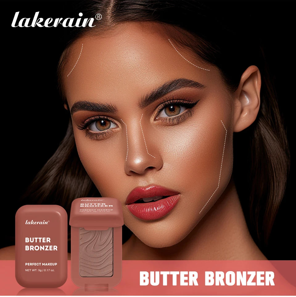 Bronceador Lakerain Butter: rubor nude sedoso y resistente al agua