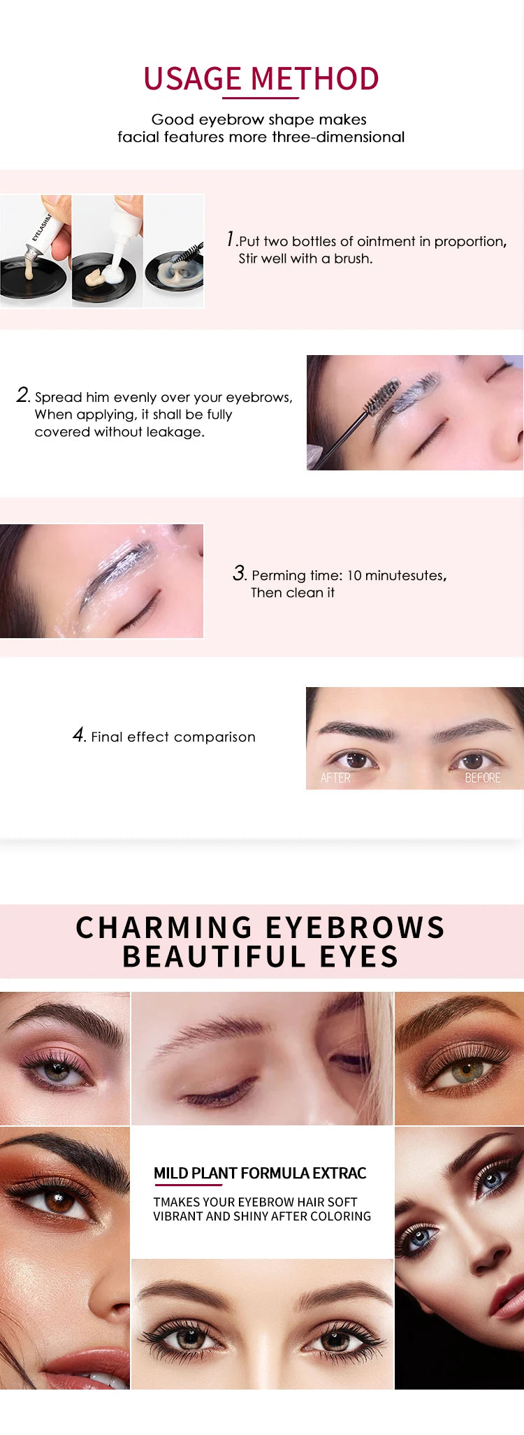 مجموعة صبغ الرموش والحواجب من آيكونساين - مجموعة صبغ الرموش والحواجب طويلة الأمد