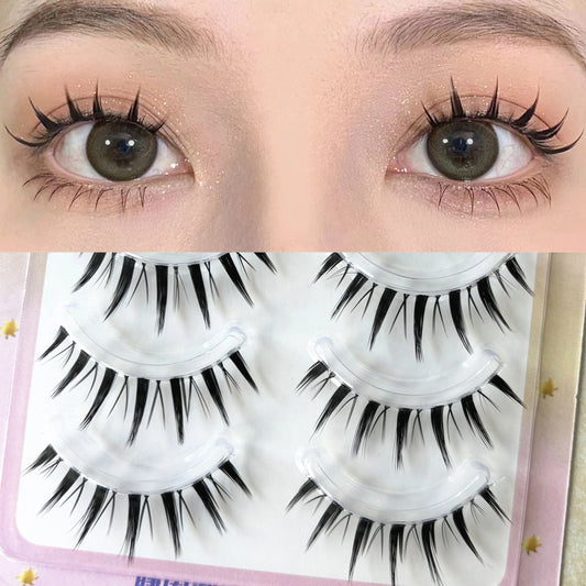 EYENGLE  5 Pairs Little Devil Cosplay False Eyelashes – Sweet Lolita Eye Lashes