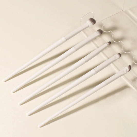 مجموعة فرش مكياج فاخرة من لاكشري جلو، ١٠ قطع | أدوات كريم الأساس والدمج ومكياج العيون