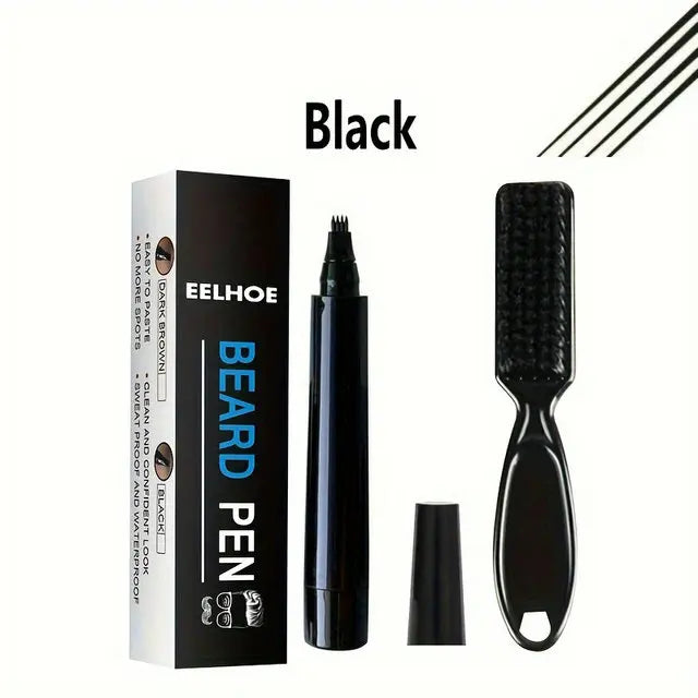 Eelhoe Beard Filling Pen Kit – Waterproof Beard Enhancer & Shaping Pencil for Men